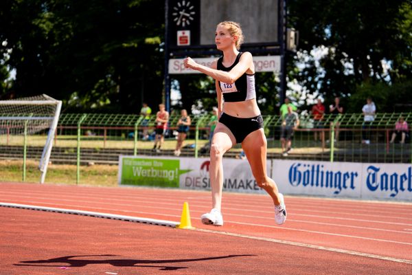 Imke Onnen (Hannover 96) im Hochsprung am 03.07.2022 waehrend den NLV+BLV Leichtathletik-Landesmeisterschaften im Jahnstadion in Goettingen (Tag 1)